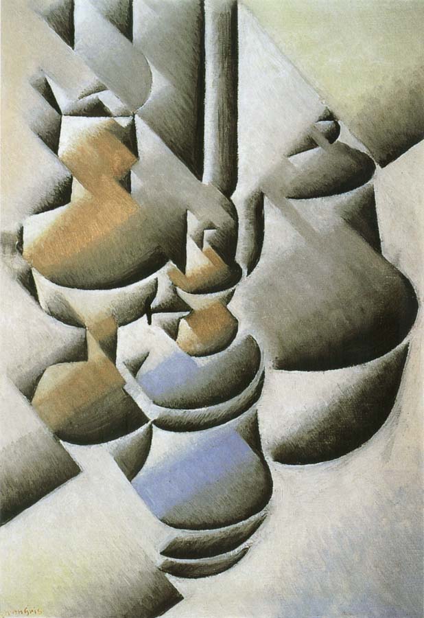 Juan Gris Still life oil lamp